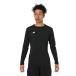 [1 пункт до почтовая доставка возможно ] [New Balance] New balance стрейч Crew длинный рукав внутренний рубашка (AMT55288)(BK) черный [ посылать за товар ]