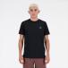 [1 пункт до почтовая доставка возможно ] [New Balance] New balance Sport Essentials Ran Short рукав футболка (MT41222)(BK) черный [ посылать за товар ]