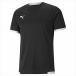 [1 пункт до почтовая доставка возможно ] [PUMA] Puma TEAM LIGA игра рубашка (705150)(03) Puma черный / Puma белый 
