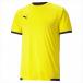 [1 пункт до почтовая доставка возможно ] [PUMA] Puma TEAM LIGA игра рубашка (705150)(07) Cyber желтый / Puma черный 