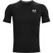 [1 пункт до почтовая доставка возможно ] [UNDER ARMOUR] Under Armor UA нагрев механизм armor - Short рукав (1361518)(001) черный / белый [ посылать за товар ]
