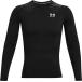 [UNDER ARMOUR] Under Armor UA нагрев механизм armor - компрессионный длинный рукав рубашка (1361524)(001) черный / белый [ посылать за товар ]