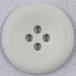 ラクトボタン （白）　10mm　1個入  カゼイン素材の高級ボタン LH1043 (シャツ・ブラウス向） ボタン 手芸 通販