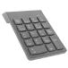 Bluetooth Number Pad, Rechargeable Mini Numeric Pad, 18 Keys Wireless Numeric Keypad for Financial Accounting Data Entry, Low Noise, for Laptop Comput