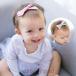  младенец лента для волос baby аксессуары для волос симпатичный baby лента для волос украшение для волос новорожденный ребенок празднование рождения девочка подарок .. три . фотосъемка 