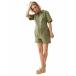 󥰥å  ٥ 奢ѥ ܥȥॹ ǥ Maternity Ingrid + Isabel Short Utility Coverall Olive