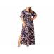  ԡ ȥåץ ǥ Women's Plus Size Vienna Kimono Sleeve Long Maxi Dress Talavera motif