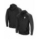  ѡåȥ   Men's Black Indiana Hoosiers Big and Tall Blackout 2.0 Raglan Full-Zip Hoodie Black