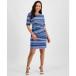 ͥƥå ԡ ȥåץ ǥ Petite Printed Elbow-Sleeve Sheath Dress Pck