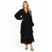 ڥ  ѥå ԡ ȥåץ ǥ Women's Pippa Long Sleeve Maxi Dress Black