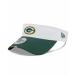 �˥塼���� ˹�� ���������꡼ ��� Men's White/Green Green Bay Packers 2025 NFL Training Camp Adjustable Visor Hat White, Green