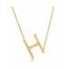 ͥå쥹硼 ꡼  Sterling Silver 14k Gold Plated Sideways Initial Necklace Gold h
