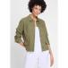 륻 㥱åȡ֥륾  ǥ Women's Linen Blend Jacket Olive