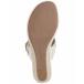 륢ɥ  塼 ǥ Women's Polliee Buckled Thong Wedge Sandals, Created for Macy's Ivory Raffia
