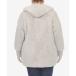 �ۥ磻�ȥޡ��� ���㥱�åȡ��֥륾�� �������� ��ǥ����� Plus Size Plush Hooded Cardigan Jacket with Pockets Gray