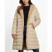  㥱åȡ֥륾  ǥ Women's Faux-Fur-Lined Hooded Puffer Coat Taupe