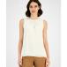 󥯥饤 åȥ ȥåץ ǥ Women's Twist-Neck Sleeveless Top, P/XXS-XXL White Dove