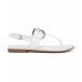 ʥ饤  塼 ǥ Taylor Flat Sandals White Leather