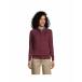 ��󥺥���� �˥å�&�������� �������� ��ǥ����� Women's Cotton Modal Zip-front Cardigan Sweater Burgundy