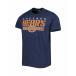 ֥ T ȥåץ  Men's Navy Chicago Bears Logo Team Stripe T-Shirt Navy