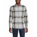 ��󥺥���� ����� �ȥåץ� ��� Men's Traditional Fit Flagship Flannel Shirt Gray heather/black slate plaid