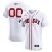 ʥ ˥ե  Boston Red Sox Nike Home Elite Custom Patch Jersey White