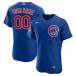 ʥ ˥ե  Chicago Cubs Nike Alternate Authentic Custom Jersey Royal