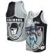 ߥå&ͥ T ȥåץ  Bo Jackson Las Vegas Raiders Mitchell & Ness Retired Player Graphic Tank Top Black/Silver