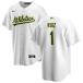 ʥ ˥ե ȥåץ  Oakland Athletics Nike Home Replica Custom Jersey White
