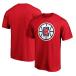 եʥƥ T ȥåץ  LA Clippers Fanatics Branded Primary Team Logo TShirt Red