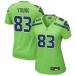 ʥ ˥ե ȥåץ ǥ Seattle Seahawks Nike Women's Alternate Custom Game Jersey Neon Green