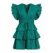 ULLA JOHNSON 顦󥽥 ԡ ȥåץ ǥ Short dresses Emerald green