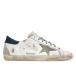 Golden Goose ������ǥ󥰡��� ��� - ���ˡ����� Golden Goose Super-Star White Royal Blue Grey Suede Patch ��US_7(25.0cm) ��