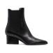 Ferragamo ե饬 ǥ ˡ Ferragamo Logo-Embossed Heel Chelsea Boots Black (Women's) ڥ US_9(26.0cm)