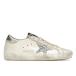 Golden Goose ������ǥ󥰡��� ��ǥ����� ���ˡ����� Golden Goose Super-Star White Silver Glitter (Women's) �ڥ����� US_5(22.0cm)��White/Silver