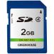  зеленый house GREEN HOUSE GH-SDC-D2G SD карта 2GB