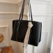  lady's tote bag black business bag simple light weight 
