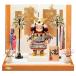 [ all goods P10%] sales SALE Boys' May Festival dolls . month compact child large . decoration flat decoration . person doll . one light . silk purple .. armour put on large . ornament total hinoki cypress structure h065-k-38084 D-87