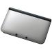 3DS LL корпус серебряный X черный 