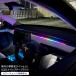 LED волокно полоса трубчатая подсветка смартфон Appli синхронизированный подсветка пола непрямое освещение wellcome свет дверь приборная панель свет текущий .LED