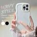 iPhone15 pro iPhone14.... смартфон кейс wave волна type смартфон покрытие прозрачный чехол .... бампер кейс модный симпатичный Корея прозрачный кейс 