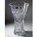 花器 花瓶 フラワーベース 容器 ブランド ボヘミアクリスタル BOHEMIA Cristal レッドクリスタルガラス インテリア 工芸品 おしゃれ カット模様 25cm JT-88-250