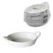 ダルトン OVAL PAN SET OF 4 オーバルパン 4個セット セラミック製 小皿 ディップ皿 薬味入れ ソース入れ ミニ シンプル ホワイト