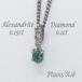 �A���L�T���h���C�g �y���_���g �l�b�N���X 0.15ct Pt900/K18WG 6�� �a���� �V�R�� �I�ׂ�n��
