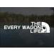  Every Wagon стикер THE EVERY WAGON LIFE череп дизайн ширина 16cm следы lieDOM разрезные наклейки DA17W DA18W DA64Wparoti наклейка переводная картинка 