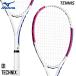 [ струна . сверху settled ] Mizuno MIZUNO Technics rose красный × сапфир голубой 63JTN67701 soft теннис ракетка 26SS