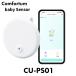 �X�}�[�g�Z���T�[ Wi-Fi�Ή��Œʒm�R���}�� �Ԃ����ɕ��ׂ��Ȃ� �R���p�N�g�f�U�C�� CU-PS01 �x�r�[�Z���T�[ �X�}�[�g�x�r�[�Ɠd �֘A�摜2