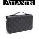 美品 ルイヴィトン LOUIS VUITTON ジッピーXL ラウンドファスナー長財布 クラッチ セカンド バッグ 黒 モノグラム エクリプス M61698