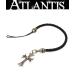 CHROME HEARTS Гиндза магазин Chrome Hearts Thai колено CH Cross phone ремешок кожа мужской серебряный SV925 101123
