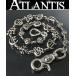CHROME HEARTS Гиндза магазин Chrome Hearts 1 зажим алфавит Logo цепочка для бумажника мужской серебряный SV925 102419